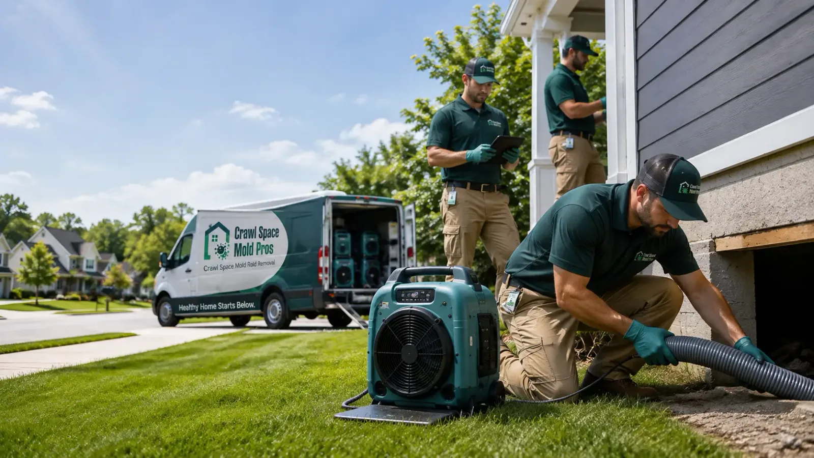 Crawl Space Mold Removal in Sumner, IA